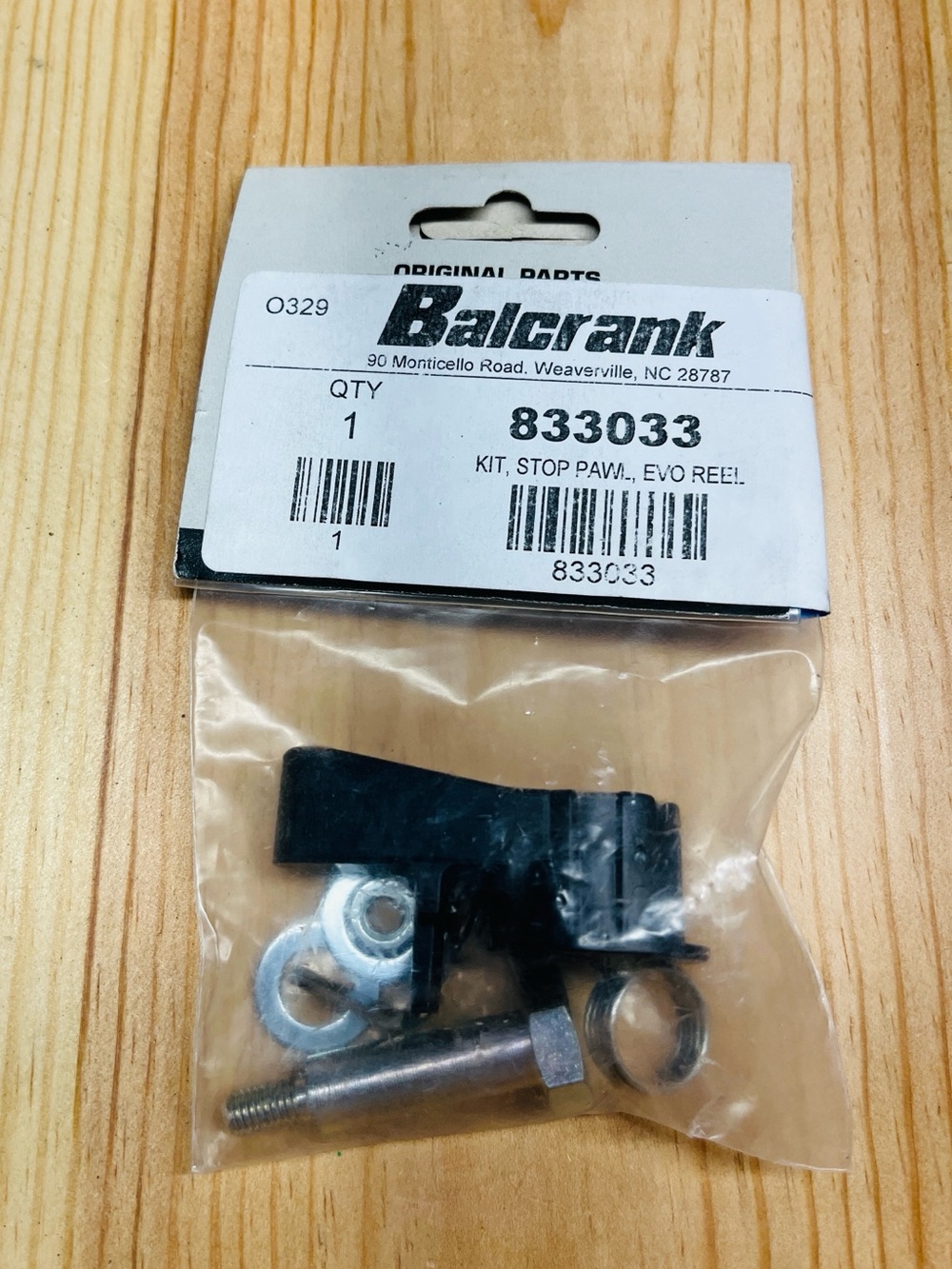 Balcrank 833033 Stop Pawl Kit EVO Reel OEM New Sealed
